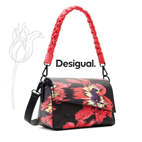 Desigual Handbags - DESIGUAL Small Floral Crossbody Bag